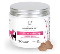 HairSkinPet Longevity Pet Integratori per Cani e Gatti Pelo e Cute Omega 3