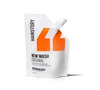 Hairstory New Wash Original, crema detergente per tutti i tipi di capelli, alternativa a shampoo e balsamo, promuove la salute del cuoio capelluto, nutre e protegge, 230 ml