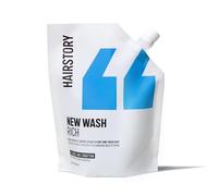 Hairstory New Wash Rich, crema detergente ultra idratante per capelli secchi e spessi, alternativa a shampoo e balsamo, ripristina morbidezza e lucentezza, 590 ml