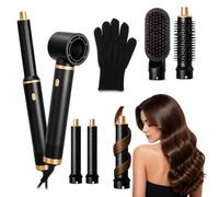 Hairstyler 5 in 1, multi styler per capelli ad aria calda, asciugacapelli con accessorio per ricci, arricciacapelli e spazzola lisciante, Airstyler per ricci, volume e capelli lisci