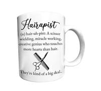 Hairstylist Coffee Mug, 330ml Ceramic Drinkware Cup with Ergonomic Handle for Easy Holding and Daily Beverage Use Function, Versatile Mug for Latte Tea Juice Water Beer Hot Cold Drinks, Party Gift