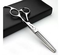 Hairstylist parrucchiere professionale studio forbici per capelli e forbici per assottigliamento 6/6.5 pollici strumenti per parrucchieri utensili in acciaio (Forbici sottili da 6 pollici-E)