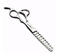 Hairstylist parrucchiere professionale studio forbici per capelli e forbici per assottigliamento 6/6.5 pollici strumenti per parrucchieri utensili in acciaio (Forbici sottili da 6 pollici-F)