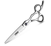 Hairstylist parrucchiere professionale studio forbici per capelli e forbici per assottigliamento 6/6.5 pollici strumenti per parrucchieri utensili in acciaio (Taglio piatto da 6,5 pollici)