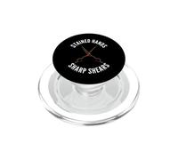 Hairstylist Stained Hands Sharp Shears Cosmetologist PopSockets PopGrip per MagSafe