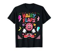 Hairy Flaps, Divertente Design retrò, Rude, per Una Serata tra Ragazze Maglietta
