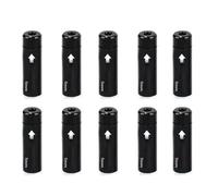 HAISENG 10 tappi terminali per cavi del cambio da 4 mm/5 mm per biciclette alloggiamento cavo freno ghiera tappi terminali deragliatore cambio cavo tappi terminali per cavo freno bici terminali ghiera