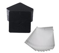 HAISENG 100 Pz/lotto Spille Display Card Kraft Carta-Tag Gioielli Imballaggio Carta Piccola Impresa Hang-Price-Tag Card