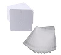 HAISENG 100 Pz/lotto Spille Display Card Kraft Carta-Tag Gioielli Imballaggio Carta Piccola Impresa Hang-Price-Tag Card