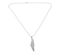 HAISENG Collana regolabile in metallo scava fuori mappa del Libano ciondolo collana comoda indossare accessorio elegante amico elegante collana da sera, Misura unica, come descritto, come descritto