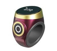 HAISENG Contatori elettronici Contatore leggero Contatore per dita Contatore ABS Monitora comodamente il conteggio dei giorni e gli avvisi di preghiera intelligente