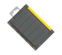 HAISENG Contenitore portatile per riporre oggetti da pesca con scatola di immagazzinaggio con divisore rimovibile trasparente tably di alta qualità PC coperchio