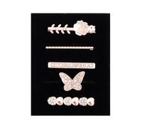 HAISENG Moda scintillante floreale metallo staccabile Band Charm per smartwatch accessori elegante cristallo impreziosito da polso decorazione oro rosa zirconia orologio Decor