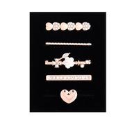 HAISENG Moda scintillante floreale metallo staccabile Band Charm per smartwatch accessori elegante cristallo impreziosito da polso decorazione oro rosa zirconia orologio Decor