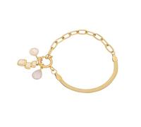 HAISENG Moderno ciondolo a forma di cuore elegante catena con fiore alla moda gioielli da polso regalo per donne che amano i dettagli gioielli eleganti da donna, Misura unica, come descritto