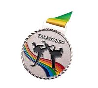 HAISENG Premio premio di sport della scuola delle medaglie della competizione di sport delle medaglie del metallo con il nastro per Taekwondo di sport della concorrenza