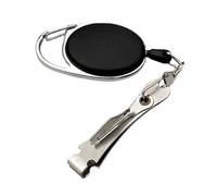 HAISENG Stainles Tronchese da pesca multifunzione Nodo Tyer Line Cutter Tagliacoltelli da pesca con retrattore Accessori scatola di attrezzatura in acciaio inossidabile Strumento per ami da pesca