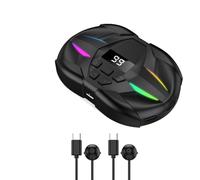 HAISENG Tapper schermo multifunzionale con controllo della velocità a 199 livelli e tecnologia dei sensori di luce dinamica adatta per dispositivi mobili Tecnologia Touchless clic ottici