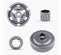 Haishine .325 "7T Pignone frizione Cuscinetto cerchio Set per Husqvarna 50 51 55 EPA Rancher 154 254 Motosega Parti