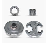 Haishine .325"-7T Tamburo frizione Sprocket Rim Cuscinetto ad aghi Kit Per Husqvarna 340 345 346XP 350 351 353 445 450 E Motosega