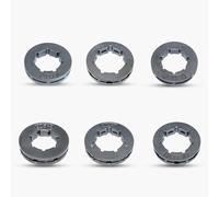 HAISHINE 6Pc Pignone 3/8 ".325" .404 "-7T / 8T Kit per Husqvarna Stihl 2 Tempi Sostituisci Parti per Oregon motoseghe