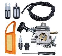 Haishine Carburatore per STIHL BR500 BR550 BR700 per Zama C1Q-S183 4282 120 0606 0607 0608 0611 con Candela etc.