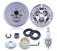 Haishine Frizione e pignone per motoseghe Stihl MS310 MS390 029 039, ricambio per 1125 160 2002, disco tenditore con rullo ad aghi, candela, girante