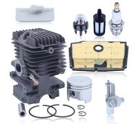 Haishine Kit cilindro e pistone da 37 mm, compatibile con motoseghe Stihl MS192, MS192T, MS192TC, MS192TC-E, MS192TC-E, Z, M, S192T-Z. Sostituisce i codici articolo 1137 020 1203 e 11370201203