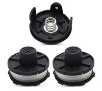 Haishine Kit di bobine di filo di ricambio per decespugliatore Makita 18V DUR181Z/ DUR181RF/ DUR181, tosaerba Makita 196146-9/195858-1, 2 bobine di filo + 1 molla di copertura della bobina