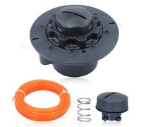 Haishine Kit testina per decespugliatore C5-2 per Stihl FS38, FS40, FS45, FS46, Decespugliatori FS50, FS51, FSE60; Sostituisce il codice 4006-710-2106; Include molla e filo per decespugliatore