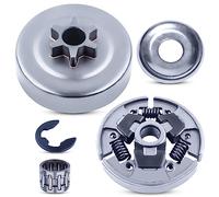 Haishine Pignone Frizione per Stihl MS 182 MS 162 MS 172 MS 172 C-BE MS 212 MS 212 C-BE con Cuscinetto a Rullini/Anello Elastico/Rondella