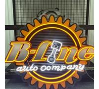 Haisic Logo Neon Personalizzato, Neon Led Personalizzato Logo con Stampato UV, Dimmerabile/RGB Illuminare Immagine Logo Insegne per Bar Bellezza Gaming Studio Negozio Camera Parete Finestre Décor