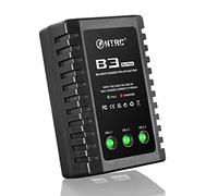 Haisito B3 Promax Caricabatterie Lipo per Pacco Batteria 2S 3S (7,4 V, 11,1 V), Compatto Caricabatterie Rapido Bilanciamento Batteria Caricabatterie (100-240 V) per RC Quadcopter Drone Car Boat