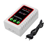 Haisito Caricabatterie Lipo B3 per Pacco Batteria 2S 3S (7,4 V, 11,1 V), Compatto Caricabatterie Rapido Bilanciamento Batteria Caricabatterie (100-240 V) per RC Quadcopter Drone Car Boat