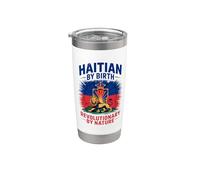 Haiti Flag Day Radici haitiane Bicchiere termico in acciaio inox doppia parete