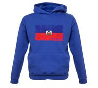 Haiti Grunge Stile Bandiera - Bambini Felpa Port-Au-Prince Paese World