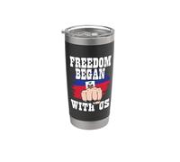 Haiti Heritage Month Haiti Pride Freedom è iniziata con noi Bicchiere termico in acciaio inox doppia parete