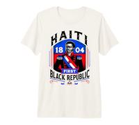 Haiti Prima Repubblica Nera 1804 Generale Toussaint Louverture Maglietta Premium