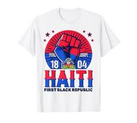 Haiti Prima Rivoluzione Storica della Repubblica Nera dal 1804 Maglietta
