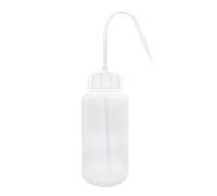 haituoyizhan 1 bottiglia da spremere in plastica da 250 ml, 500 ml, 1000 ml, per lavaggio a gomito e risciacquo a bocca larga, con punta bianca con scala graduata (bocca larga 500 ml)