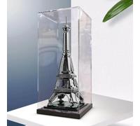 HAIWENFEIQI Vetrina in acrilico per Lego 21019 Torre Eiffel, trasparente, antipolvere, per kit di costruzione Lego 21019, (modello non incluso) 15 x 15 x 35 cm