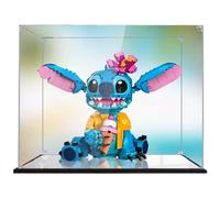 HAIWENFEIQI Vetrina in acrilico per Lego 43249 Stitch, scatola trasparente antipolvere, compatibile con kit di costruzione Lego 43249, (modello non incluso), 30 x 20 x 25 cm (specchietti 2 mm)