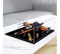 HAIWENFEIQI Vetrina in acrilico per Lego 75102/75149 X-Wing Fighter, scatola antipolvere compatibile con Lego, modello vetrina regalo (non incluso il modello)