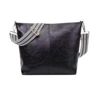 HAIWILL Borsa a tracolla da donna grande a tracolla da donna con tracolla larga in pelle, borsa shopper stile retrò, borsa a tracolla per tutti i giorni, ufficio, gite scolastiche e shopping, Grande-