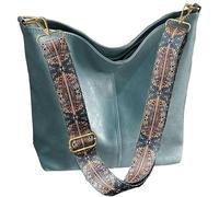 HAIWILL Borsa a tracolla da donna grande a tracolla da donna con tracolla larga in pelle, borsa shopper stile retrò, borsa a tracolla per tutti i giorni, ufficio, gite scolastiche e shopping,