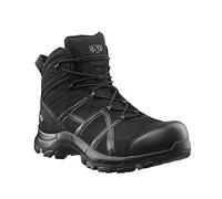 HAIX Black Eagle Safety 40.1 mid/nero-blu per una sicurezza ottimale dalla punta alla caviglia, Nero , 34.5 EU