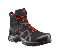 HAIX Black Eagle Safety 40.1 mid/nero/rosso. UK 9.5/EU 44