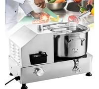 HaiZethonic Robot Cucina Professionale per Carne Verdure, Tritatutto velocità Regolabile 2000 W con Finestra Trasparente Visibile, Tritatutto Elettrico Professionale in Acciaio Inossidabile HR6