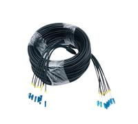 HAIZHI Cavo Armato Esterno LSZH Fibra Ottica, LC, modalità Singola, 2-Core 4-Core, 6-Core, 8-Core, Cavo Patch, ignifugo, a trazione, da 10 m a 50 m(4-Core 4LC-4LC 50m)
