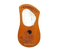 HAJHI 16/10/19 Corde Arpa Lira Tipo di Scatola Camera di Risonanza Mogano Strumenti arpa in Metallo Codice del Pianoforte Concerti Lyre Harp Matrimonio Livello di ingresso(10-string - log)